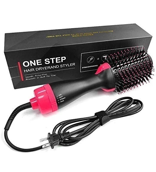 One Step 3 In 1 Hot Air Brush (Dryer + Straightener)