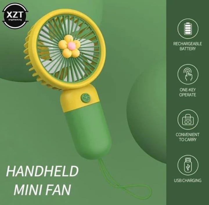 Mini Portable Rechargeable Fan