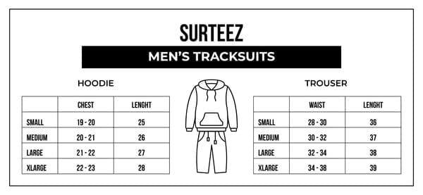 2 pcs Men's Fleece Plain Track Suit